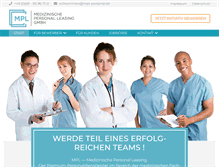 Tablet Screenshot of mpl-personal.de